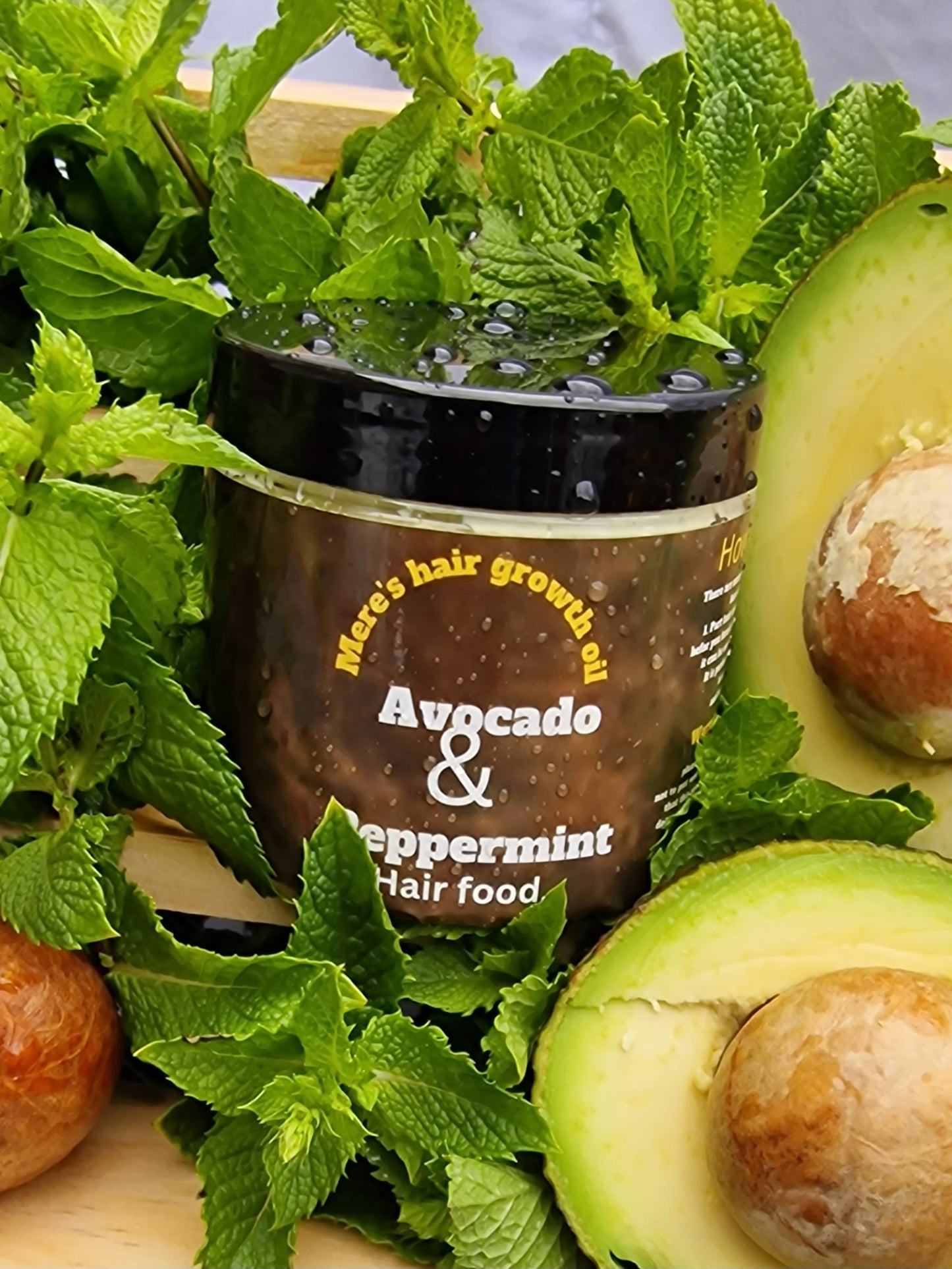 Avocado & peppermint hair food MERE'S hair growth oil