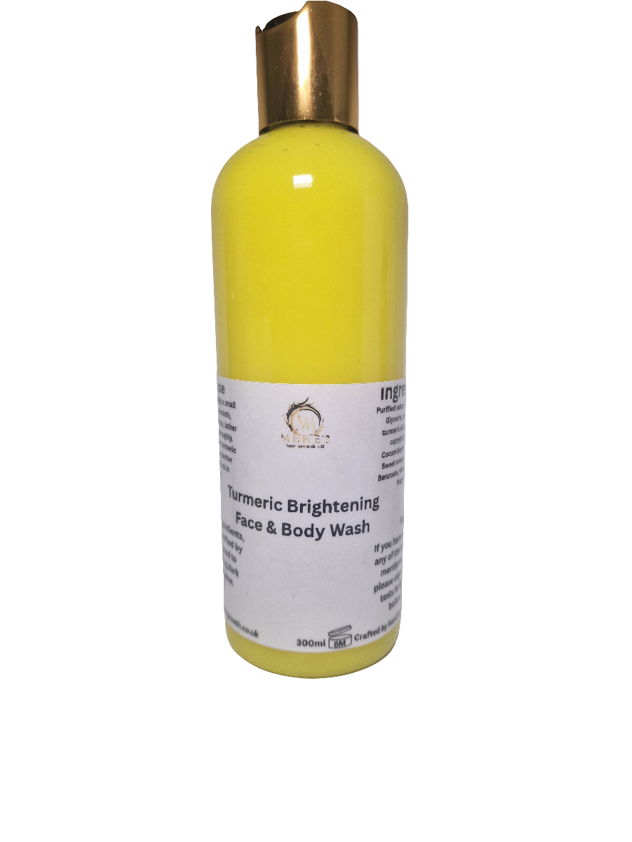 Turmeric brightening face and body wash. MERE&