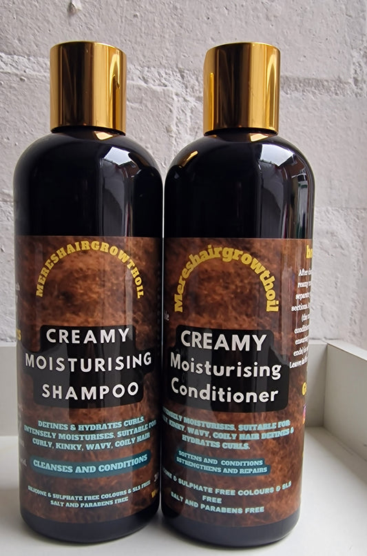 Creamy moisturise Shampoo and  conditioner MERE'S hair growth oil