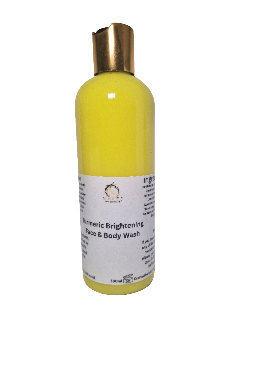 Turmeric brightening face and body wash. MERE&